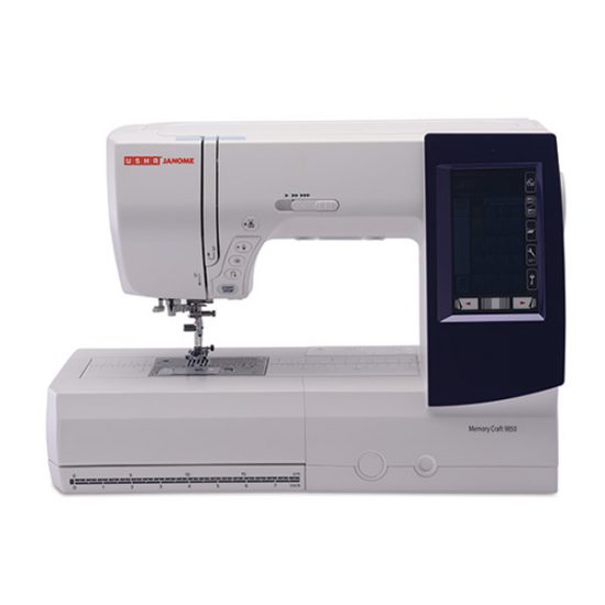 Sewing Machine MC 9850 with Artistic Digitizer Full Version - USHA